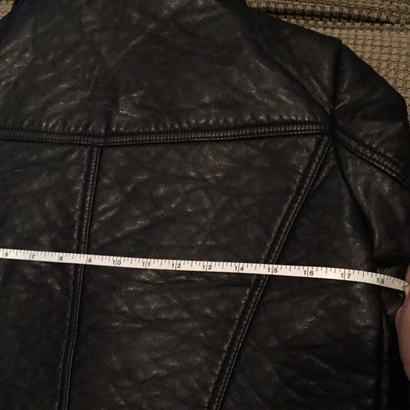 Forever21 black pleather jacket - Picture 9 of 10